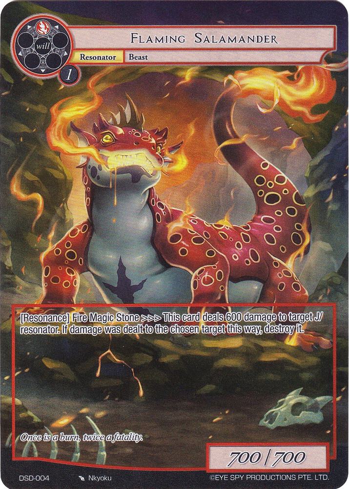 Flaming Salamander (Full Art)