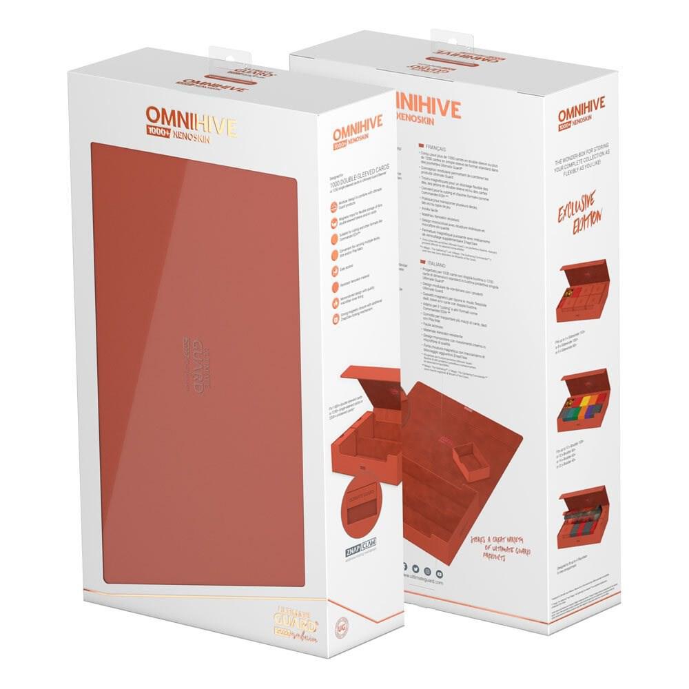 Omnihive 1000+ Xenoskin - Dark Orange - Ultimate Guard Deck Boxes