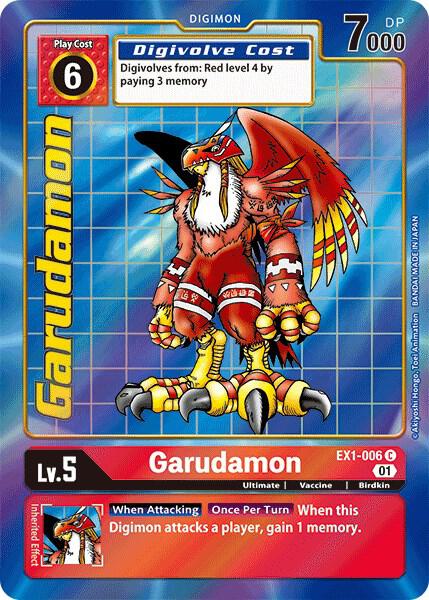 Garudamon Alternate Art digimon card