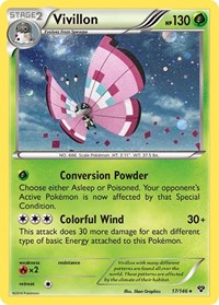 Vivillon - 17/146 (Cosmos Holo) #017/146 from Blister Exclusives Pokemon card image