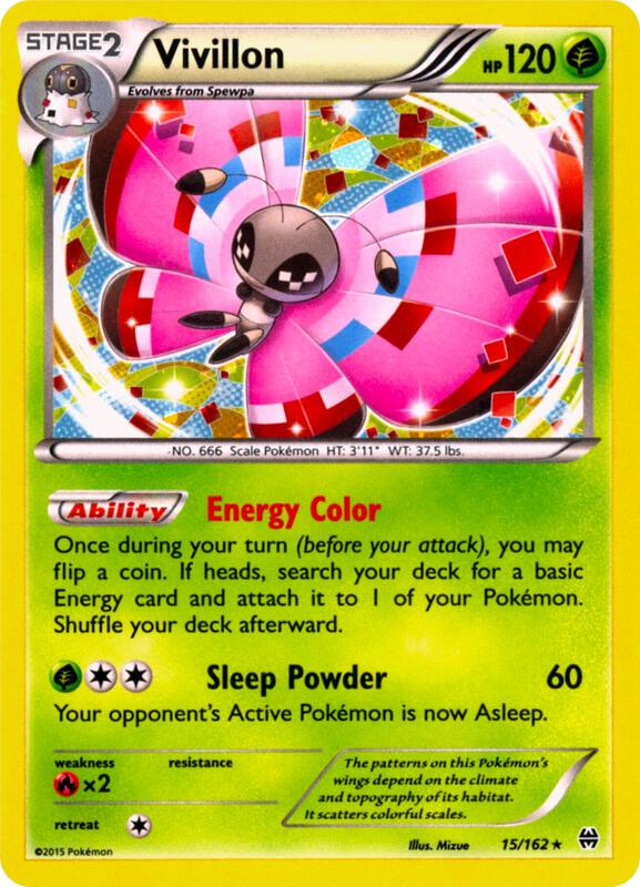 Vivillon - 15/162 (Cosmos Holo) 015/162 from Miscellaneous Cards & Products