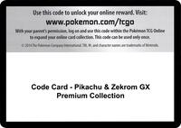 Code Card - Pikachu & Zekrom GX Premium Collection · Miscellaneous Cards & Products · #— · Normal