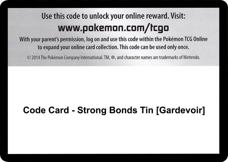 Code Card - Strong Bonds Tin [Gardevoir]  from Miscellaneous Cards & Products