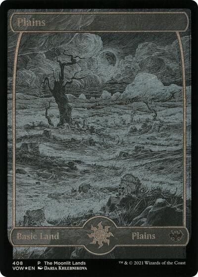 Plains Moonlit Land Foil Etched