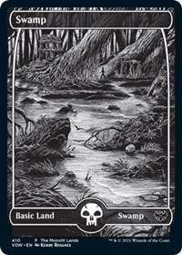 Swamp (Moonlit Land) (Foil Etched)