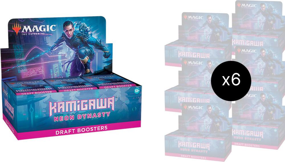 Magic: The Gathering Kamigawa: Neon Dynasty 3-Booster Draft Pack - 45 MTG Cards With Cyberpunk Theme