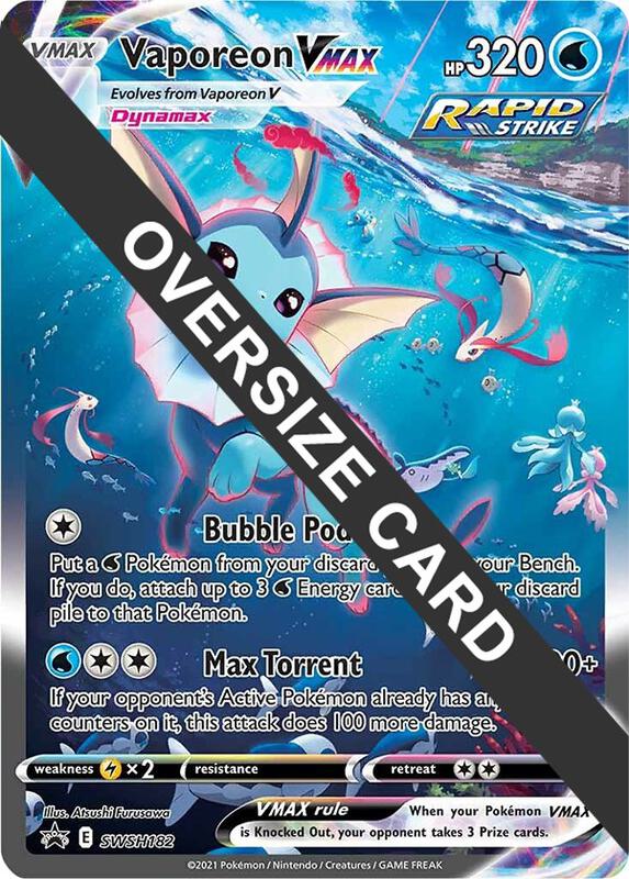Vaporeon VMAX - SWSH182 SWSH182 from Jumbo Cards