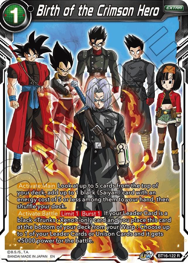 Birth of the Crimson Hero - Realm of the Gods - Dragon Ball Super: Masters - TCGplayer.com Birth of the Crimson Hero - Realm of the Gods - Dragon Ball Super: Masters - TCGplayer.com