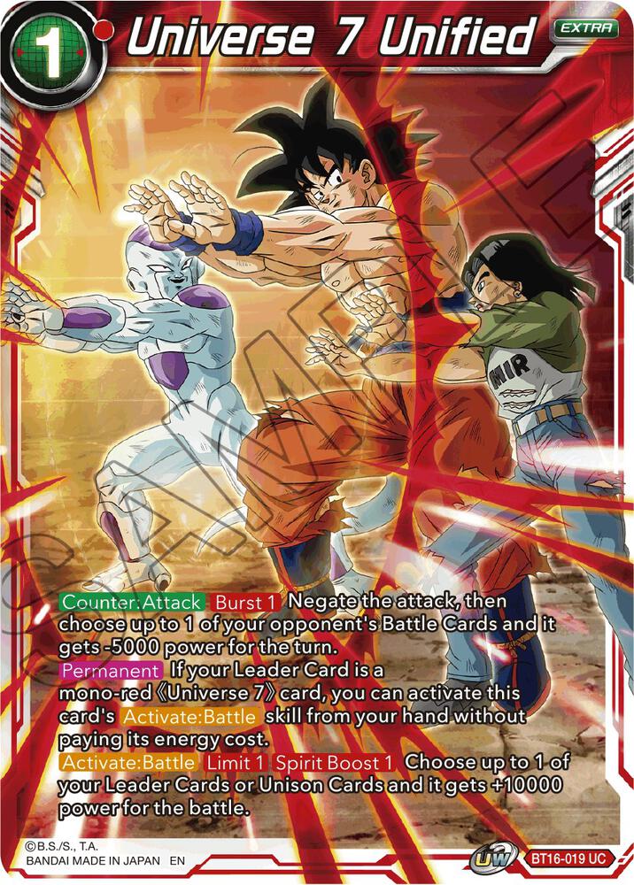Universe 7 Unified - Realm of the Gods - Dragon Ball Super: Masters -  TCGplayer.com