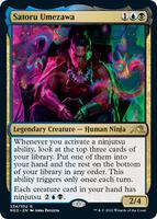 mtg satoru umezawa commander deck MTG Commander Deck EDH Deck Satoru Umezawa 100 Magic Cards Custom Deck  Ninja Ninjutsu Dimir main image 0