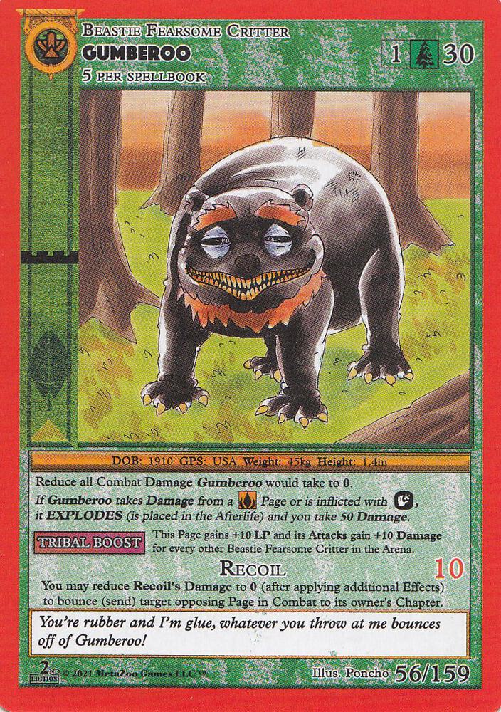 Gumberoo - Cryptid Nation: Second Edition - MetaZoo - TCGplayer.com