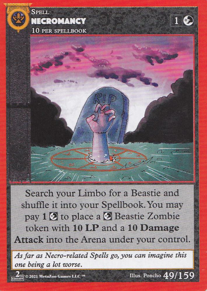 Necromancy - Cryptid Nation: Second Edition - MetaZoo - TCGplayer.com Necromancy - Cryptid Nation: Second Edition - MetaZoo - TCGplayer.com