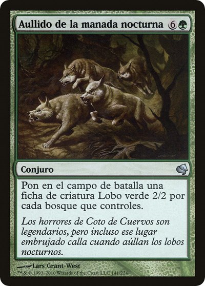 Howl of the Night Pack Spanish Aullido de la manada nocturna