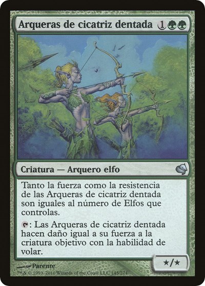 Jagged Scar Archers Spanish Arqueras de cicatriz dentada