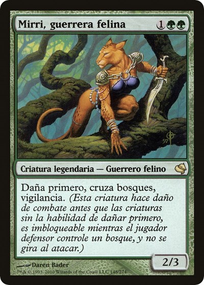 Mirri Cat Warrior Spanish Mirri guerrera felina