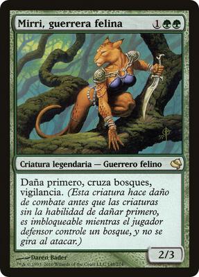 Mirri, Cat Warrior (Spanish) - "Mirri, guerrera felina"