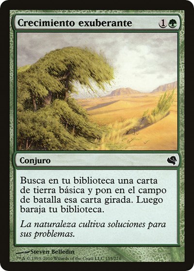 Rampant Growth Spanish Crecimiento exuberante