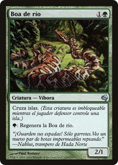River Boa Spanish Boa de rio