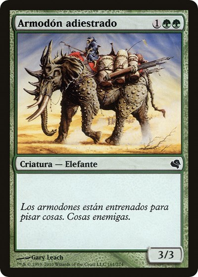 Trained Armodon Spanish Armodon adiestrado