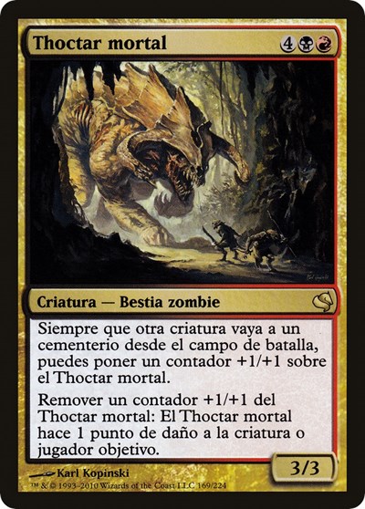 Deathbringer Thoctar Spanish Thoctar mortal