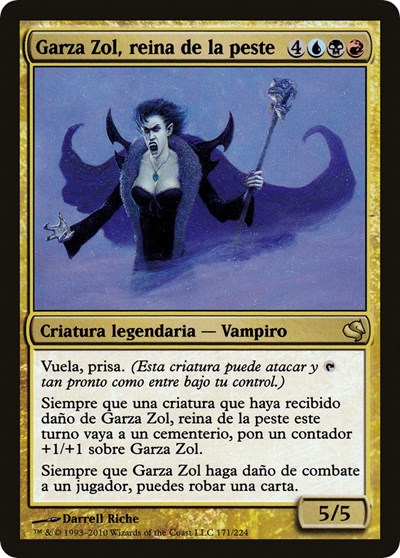 Garza Zol Plague Queen Spanish Garza Zol reina de la peste
