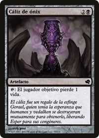 Onyx Goblet (Spanish) - "Caliz de onix"