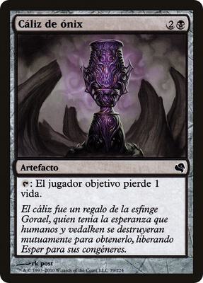 Onyx Goblet (Spanish) - "Caliz de onix"