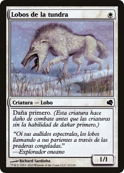 Tundra Wolves Spanish Lobos de la tundra