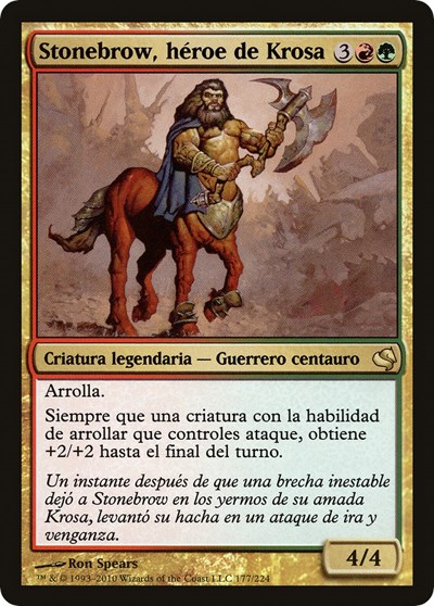 Stonebrow Krosan Hero Spanish Stonebrow heroe de Krosa