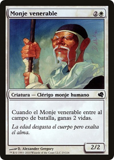 Venerable Monk Spanish Monje venerable