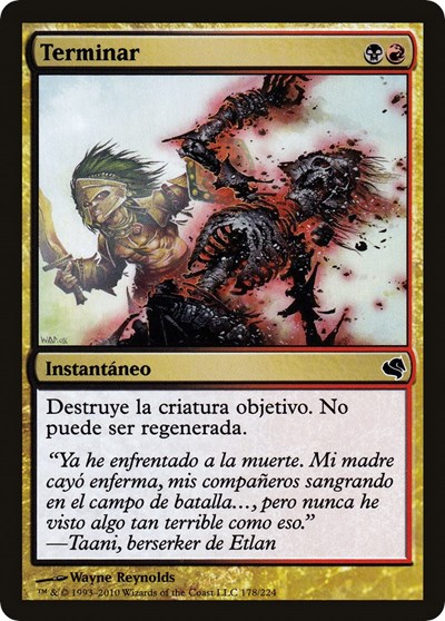 Terminate Spanish Terminar