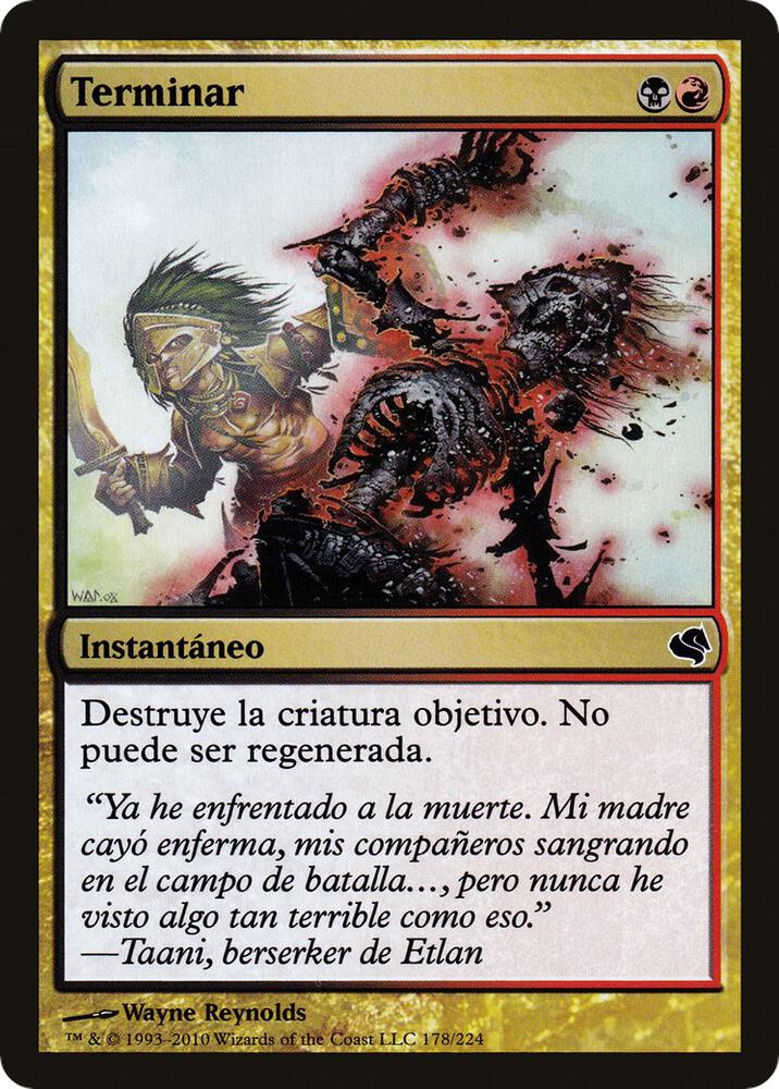 Terminate (Spanish)