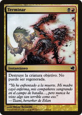 Terminate (Spanish) - "Terminar"