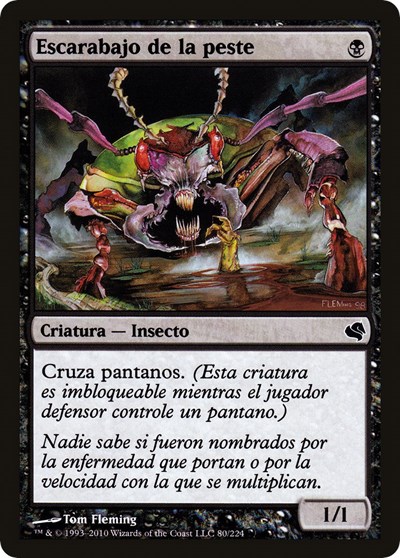 Plague Beetle Spanish Escarabajo de la peste