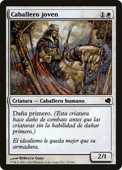 Youthful Knight Spanish Caballero joven