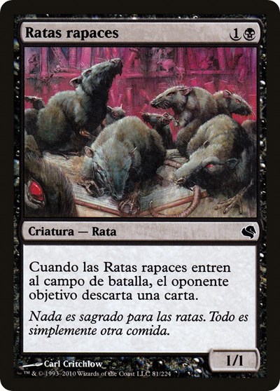 Ravenous Rats Spanish Ratas rapaces