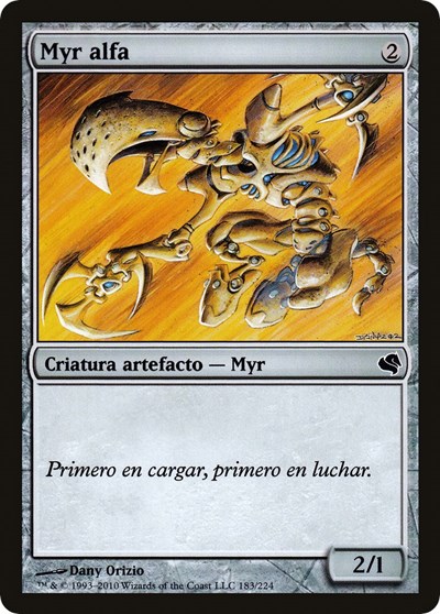 Alpha Myr Spanish Myr alfa