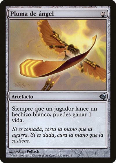 Angels Feather Spanish Pluma de angel