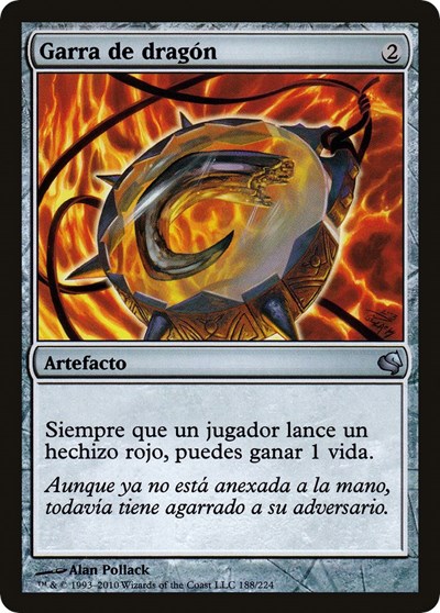 Dragons Claw Spanish Garra de dragon