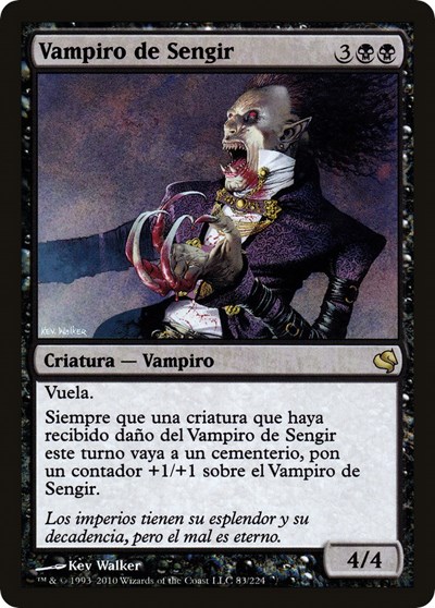 Sengir Vampire Spanish Vampiro de Sengir