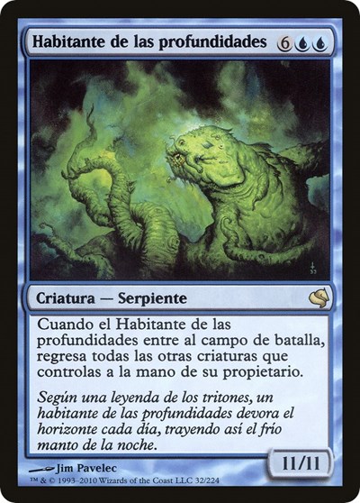 Denizen of the Deep Spanish Habitante de las profundidades