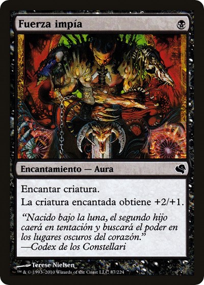Unholy Strength Spanish Fuerza impia