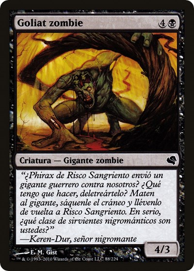 Zombie Goliath Spanish Goliat zombie
