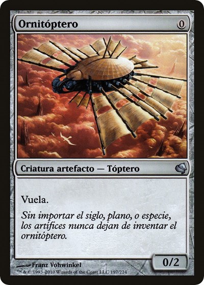 Ornithopter Spanish Ornitoptero