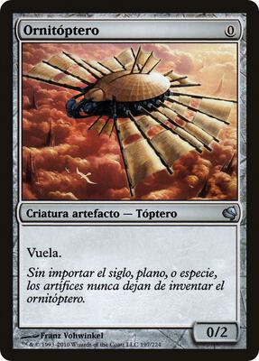 Ornithopter (Spanish) - "Ornitoptero"