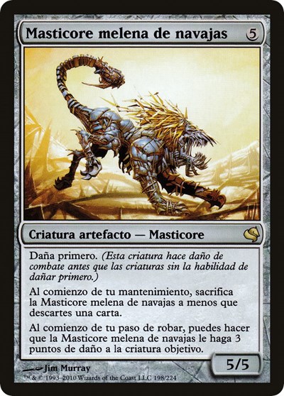 Razormane Masticore Spanish Masticore melena de navajas