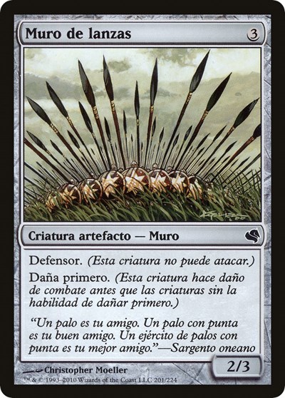 Wall of Spears Spanish Muro de lanzas