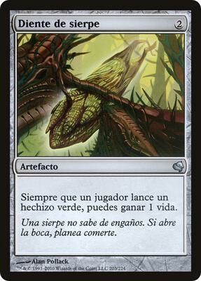 Wurm's Tooth (Spanish) - "Diente de sierpe"