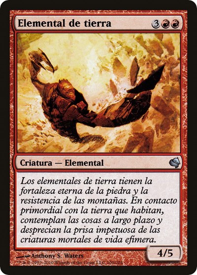 Earth Elemental Spanish Elemental de tierra