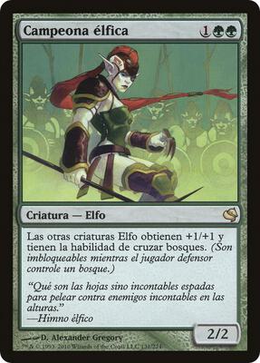Elvish Champion (Spanish) - "Campeona elfica"
